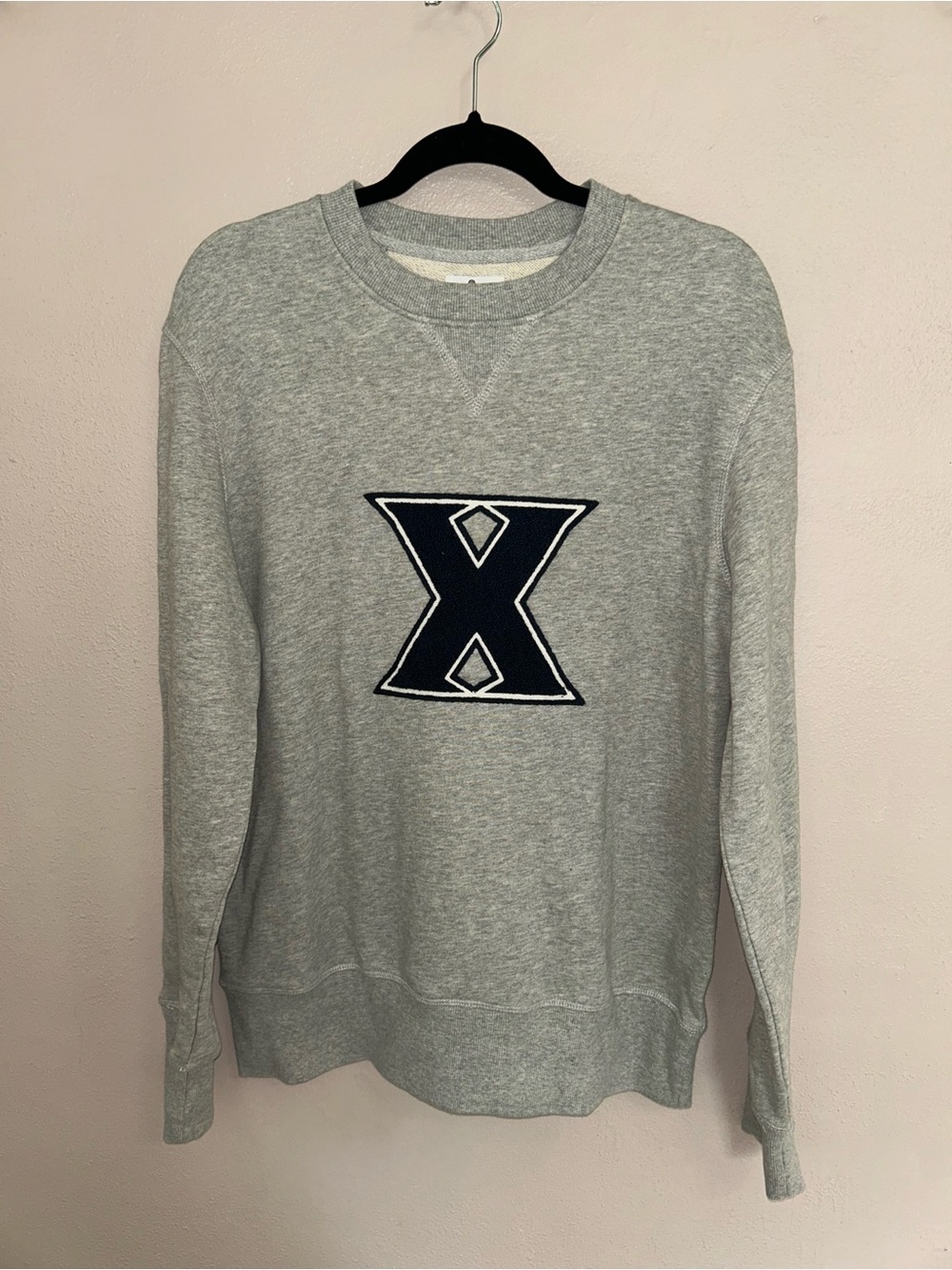 HILLFLINT XAVIER UNIVERSITY CREWNECK COLLEGIATE, VARSITY SWEATSHIRT
